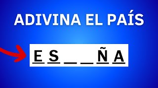 Adivina el país con solo unas pocas letras [upl. by Ytisahcal]