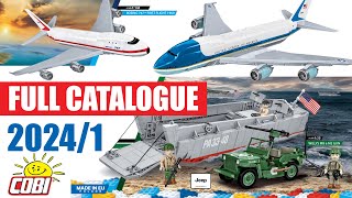 Complete COBI catalogue 20241  Air Force One F22 Cessna Akagi Sturmtiger Hawker Hurricane [upl. by Canfield320]