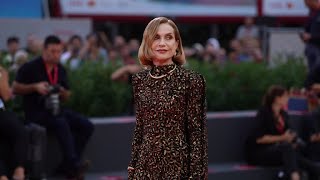 Isabelle Huppert at the The 81st Venice International Film Festival [upl. by Akihsar]