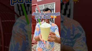 Jugo de Maracuyá pa’ la calor ☀️🥵🍊🇨🇴✅  Saideats caribe viral bebidas colombia maracuya [upl. by Drawd]