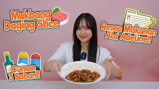 SIMPEL MURAH MERIAH  MASAK amp MUKBANG DAGING SLICE RESEP ALA AKU SENDIRI [upl. by Brecher]