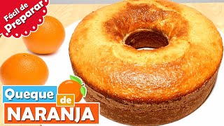 Como Preparar Bizcocho o queque de NARANJA EN LICUADORA muy esponjoso fácil de hacer🍊 MegaDelicias [upl. by Annmarie]