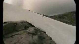 Skiing a remaining snowpatch Cairngorm in the early 1990s [upl. by Hoebart]