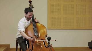 Concert for double bass and orchestra II  cadenza Karl Ditters Von Dittersdorf Gaizka Jauregui [upl. by Shushan]