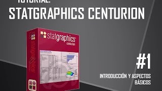 TUTORIAL STATGRAPHICS Introducción y Aspectos Básicos [upl. by Ainna]