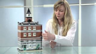 Town Hall  LEGO Creator  Designer Video 10224 [upl. by Audri]