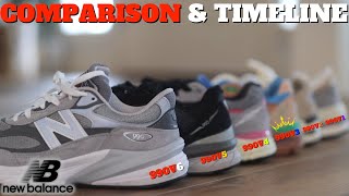 Which Is The BEST New Balance 990 Version Comparison  Timeline [upl. by Engapmahc709]