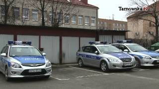 1305 Policjanci z Dąbrowy Tarnowskiej w pościgu za radiowozem [upl. by Tomaso]