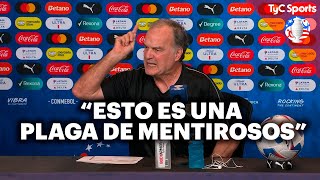 BIELSA EN LLAMAS 🔥 EL DT DE URUGUAY EXPLOTÓ EN CONTRA DE LA CONMEBOL Y DEFENDIÓ A SUS JUGADORES [upl. by Nefen]