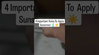 sunscreen steps ☀️🧴makeup skincare skincareroutineskincareproducts sunscreen spf song music [upl. by Holloway40]