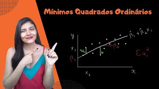 Mínimos Quadrados Ordinários Regressão Linear Simples  Escola de Econometria [upl. by Llemar]