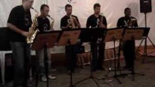 5asax Saxophone quintet quotTico tico no fubaquot [upl. by Ymrej852]