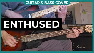 BLINK 182  Enthused  Guitar and Bass Cover [upl. by Dyol]