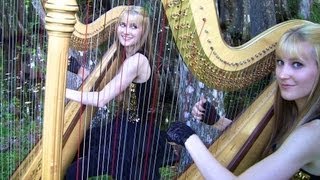 SMOKE ON THE WATER Deep Purple Harp Twins  HARP ROCK [upl. by Ynohta]