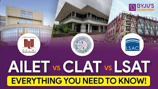 ⚖️ AILET vs CLAT vs LSAT 🤔 Which is better  Full Comparision  BYJUS Exam Prep [upl. by Secrest]