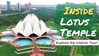 Lotus Temple Delhi  Inside View  लोटस टेंपल के अंदर क्या है  Gingerline Media [upl. by Frederiksen90]