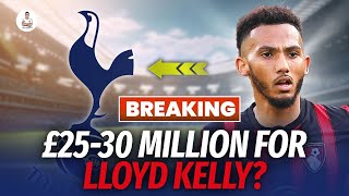 BREAKING Tottenham EXSPECTED TO SIGN Lloyd Kelly in January for £25 Million [upl. by Soisatsana951]