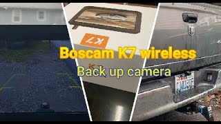 Boscam K7 wireless back up camera [upl. by Egdirdle]