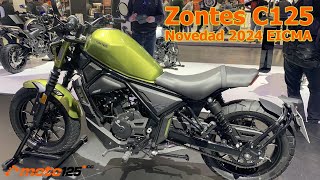 Novedad 2024  EICMA 2023  Zontes C125 [upl. by Chalmers]