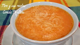 Deliciosa Sopa de Fideo Receta Mexicana [upl. by Keyser]