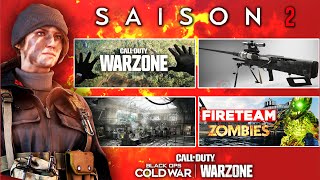 ZOMBIES FIRETEAM ARBALÉTE SAMANTHA OPÉRATEUR NOUVELLE MAP WARZONE   SAISON 2 LEAKS [upl. by Ovid646]