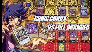 Cubic Chaos vs Full Board Branded  Cubic Ranked Part 5  YuGiOh Master Duel [upl. by Zenia307]