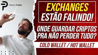 O MELHOR LUGAR PARA GUARDAR SUAS CRIPTOS Diferença entre EXCHANGE HOT WALLET E COLD WALLET LEDGER [upl. by Hotchkiss]