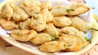 Nonnas Zucchini Flower Fritters Recipe  Laura Vitale  Laura in the Kitchen Episode [upl. by Buehrer]