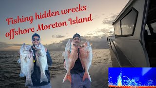 Fishing hidden wrecks off Moreton Island  snapper pearl perch [upl. by Liane637]