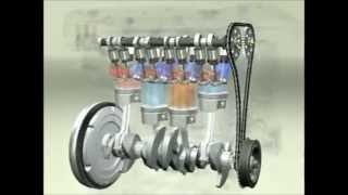 4 Stroke Engine Working Animation [upl. by Monjan]