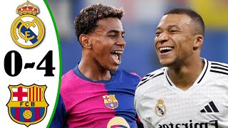 Barcelona vs Real Madrid 40  All Goals amp Highlights  2024 [upl. by Liam751]