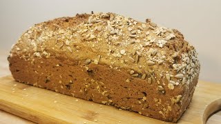 Leckeres Vollkornbrot superschnell und einfach Brot mit vielen Kernen [upl. by Hardej210]