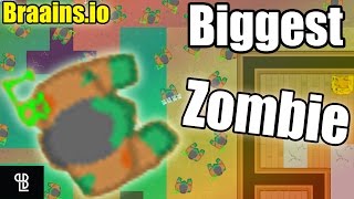 Biggest Zombie ever in braainsio  The biggest survivor Braainsio [upl. by Holly]