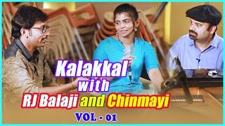 Kalakkal with RJ Balaji and Chinmayi  Part 1  Anil Srinivasan  RJ Balaji  Chinmayi [upl. by Egief]