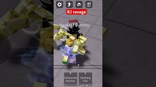 KJ ravage kj thestrongestbattlegrounds roblox trend trending [upl. by Adikram466]