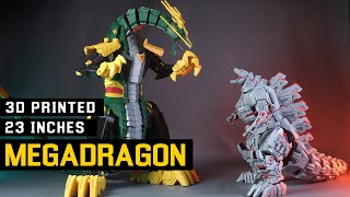 3D PRINTED MEGADRAGON NOT SERPENTERA ZORD [upl. by Laius]