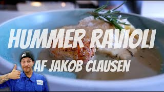 Hummer ravioli  Opskrifter  P Clausens Fiskehandel [upl. by Aleacem474]