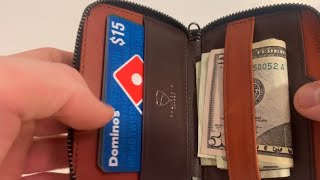 Vaultskin Notting Hill RFID Men’s Zipper Wallet Review [upl. by Ahsenrat603]