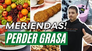 10 MERIENDAS SALUDABLES para BAJAR de PESO📉✅ Snacks sanos [upl. by Rebane431]