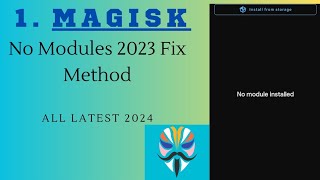 Magisk Modules Not Showing fix new method Magisk Modules  Magisk Modules without Github [upl. by Garbers]