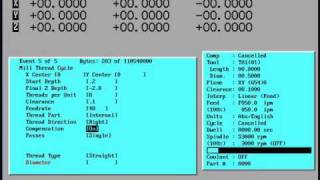 Milltronics CNC Control Basic Demowmv 2010 [upl. by Derian457]