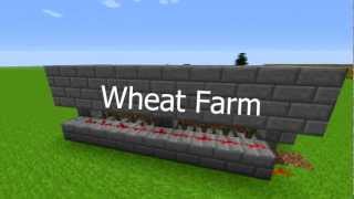 How To Make A SemiAutomatic Wheat Farm  Minecraft Tutorial S01 EP10 [upl. by Notsniw]