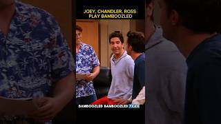 Joey Chandler and Ross play Bamboozled😆😂 friends tvshow fix trending youtube youtubeshorts [upl. by Atekal]