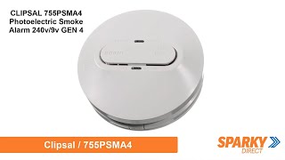 How to Test the Interconnection of a 755LPSMA4 Smoke Alarm  Schneider Electric Support [upl. by Terence572]