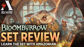 Set Review  Bloomburrow Alchemy  Learn the Set with Amazonian  MTG Arena [upl. by Ferris242]