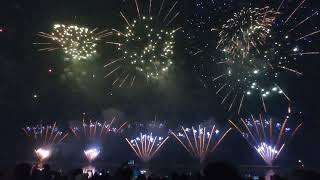 Ancol New Year 2024 Fireworks  Full Kembang Api Tahun Baru Jakarta Ancol 2024 [upl. by Cyrus]