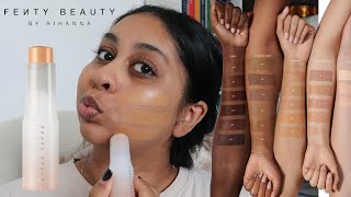 TESTING FENTY BEAUTY EAZE DROP TINT STICK 8hr wear test [upl. by Chapa715]