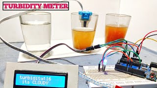 How to interface turbidity module with arduino  complete tutorial  DIY Turbidity meter [upl. by Unders]