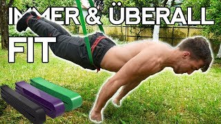 9 Übungen mit Fitnessband  Widerstandsband  Oberkörper  Resistance Band [upl. by Nelak180]