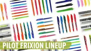 Pilot FriXion Lineup amp Technology [upl. by Sellma]